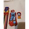 Image 2 : 3 VINTAGE JAPAN TOY TIN WHISTLES, BETTY BOOP, MLB