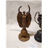 Image 2 : VINTAGE TROPHY & UNKNOWN ORNAMENT (VERY HEAVY)