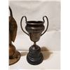 Image 4 : VINTAGE TROPHY & UNKNOWN ORNAMENT (VERY HEAVY)