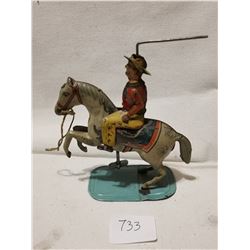 ANTIQUE MECHANICAL COWBOY, WORKING