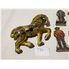 Image 2 : TIN ANTIQUE SOLDIERS AND HORSE