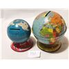 Image 1 : 2 VINTAGE GLOBE PIGGY BANKS