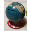 Image 2 : 2 VINTAGE GLOBE PIGGY BANKS