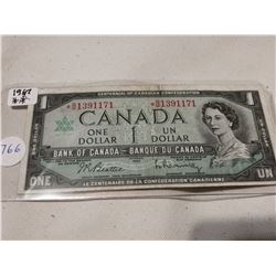 1967 REPLACEMENT $1 BILL
