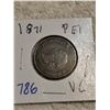 Image 1 : 1871 P.E.I. LARGE CENT COIN