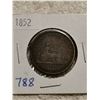 Image 1 : 1852 PROVINCE OF CANADA 1 CENT COIN TOKEN