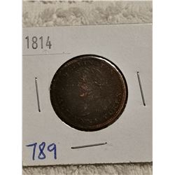 1814 WELLINGTON TOKEN