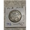 Image 1 : 1918 NFLD SILVER 50 CENT COIN