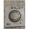 Image 1 : 1872 NFLD SILVER 50 CENT COIN