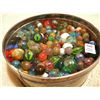 Image 3 : TIN FULL OF MARBLES, 7" WIDE