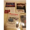 Image 2 : 7 LAMINATED 12" X 15" CAR AD POSTERS