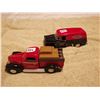 Image 1 : 2 PIGGY BANK DIE CAST TRUCKS, 1:24 SCALE
