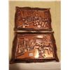 Image 1 : 2 COPPER PICTURES, 14" X 10"