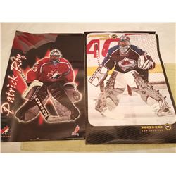 2 PATRICK ROY LARGE POSTERS, 22" X 34", 24" X 36"