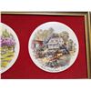 Image 3 : ANTIQUE CURRIER/IVES FRAMED FLAT PLATES