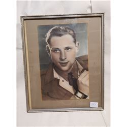 LARGE CANADIAN WW2 SOLDIER PHOTO