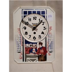 OLD FOREST VILLE CERAMIC DUTCH STYLE WORKING WALL CLOCK