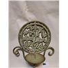 Image 2 : 12" CAST IRON CANDLE STAND