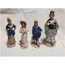 4 VINTAGE FIGURINES, ONE OCCUPIED JAPAN