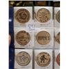 Image 3 : LOT OF WOODEN TOKENS, FULL PAGE OF 20