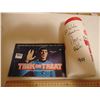 Image 1 : AUTOGRAPHED PAUL MOLITOR WATER BOTTLE & STAR TREK BOOK