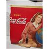 Image 4 : WW2 COCA-COLA CARDBOARD AD 33" X 17" RARE, SOME CONDITION ISSUES