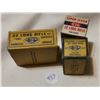Image 6 : 3 FULL BOXES OF 22 AMMUNITION, VINTAGE
