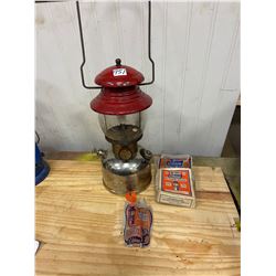 COLEMAN LAMP #200 C/W MANTLES & GENERATOR