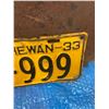Image 3 : 1933 LICENSE PLATE