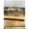 Image 2 : CHEESE BOX & 2 WOODEN RULERS