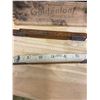 Image 3 : CHEESE BOX & 2 WOODEN RULERS