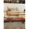 Image 1 : WOODEN CHILDS SLEIGH WITH SIDE