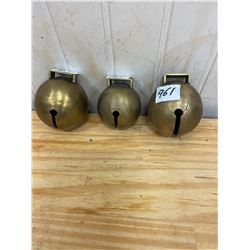 3 BRASS BELLS, AWESOME SOUND