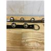 Image 2 : 2 STRAPS SHEEP BELLS, 1 STRAP BRASS BELL
