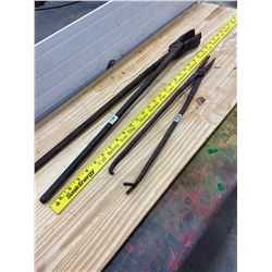 2 FORGE TOOLS, 18" AND 26" HAND FORGED