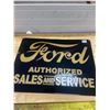 Image 1 : FORD SIGN, EMBOSSED REPRODUCTION 12 X 16"