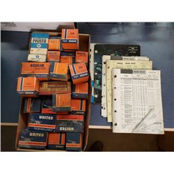 Approximately 25 NOS United Kchlin Brake Parts and catalog