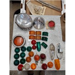 Glass Light Covers, Side Markers, Tail Light, Etc.