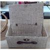 Image 3 : Wicker Bag and Box/Chest