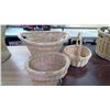 Image 1 : 3 Wicker Baskets