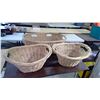 Image 1 : 3 Wicker Baskets