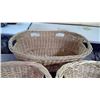 Image 4 : 3 Wicker Baskets
