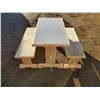 Image 4 : CHILDREN'S TABLE & 2 BENCHES