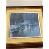 Image 2 : ROBERT BATEMAN WINTER SUNSETMOOSE 16-1/2"X15"