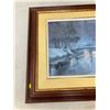 Image 3 : ROBERT BATEMAN WINTER SUNSETMOOSE 16-1/2"X15"