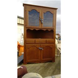WOODEN CORNER CABINET