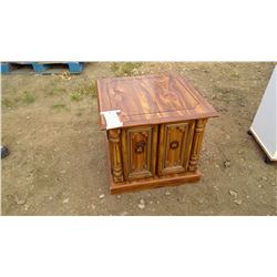 WOODEN SIDE TABLE