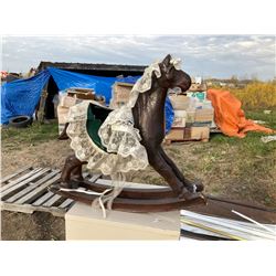 PAPER MACHE ROCKING HORSE