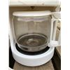 Image 4 : COFFEE POT + BROWN CLOTH STORAGE TUB NO LID