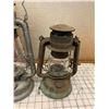 Image 4 : LOT OF 3 OLD LANTERNS - ONE CRACKED GLOBE